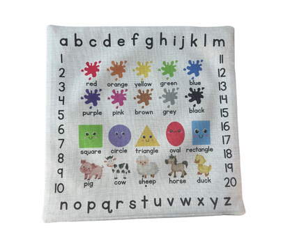 Early Years Educational Linen Effect Cushion (Cover Only)