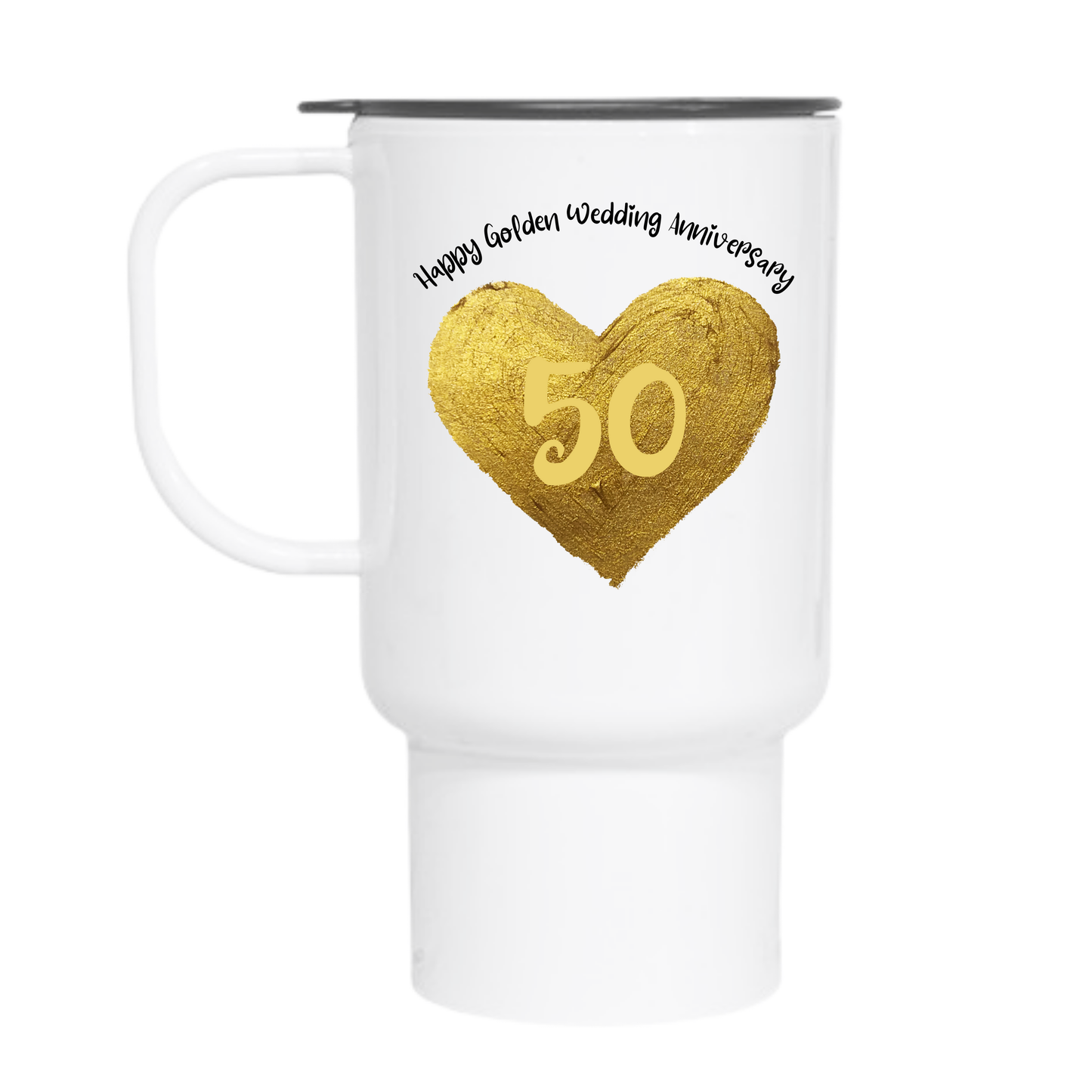 Happy Golden Wedding Anniversary 50 Travel Mug