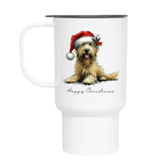 Happy Christmas Dog Travel Mug