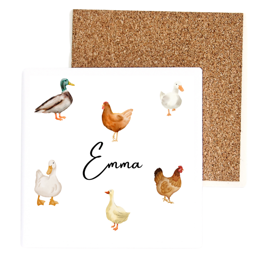 Personalised Farmyard Birds