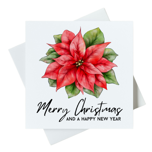 Merry Christmas And A Happy New Year Card