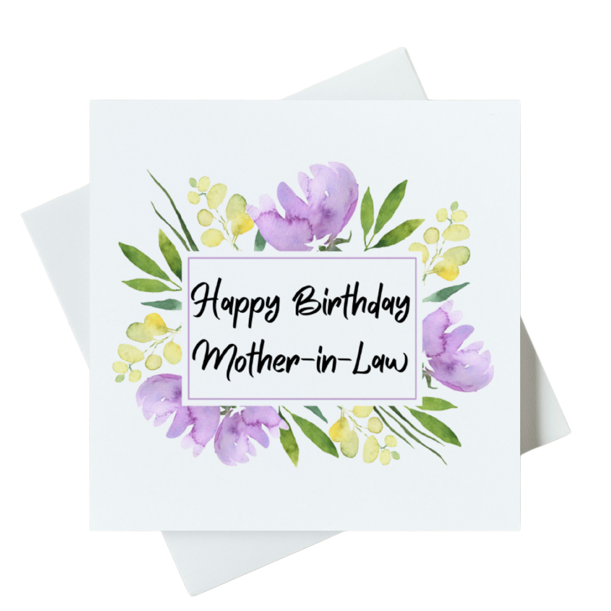 Happy Birthday Mother-In-Law Card – Blueberry Cottage Gifts Shop