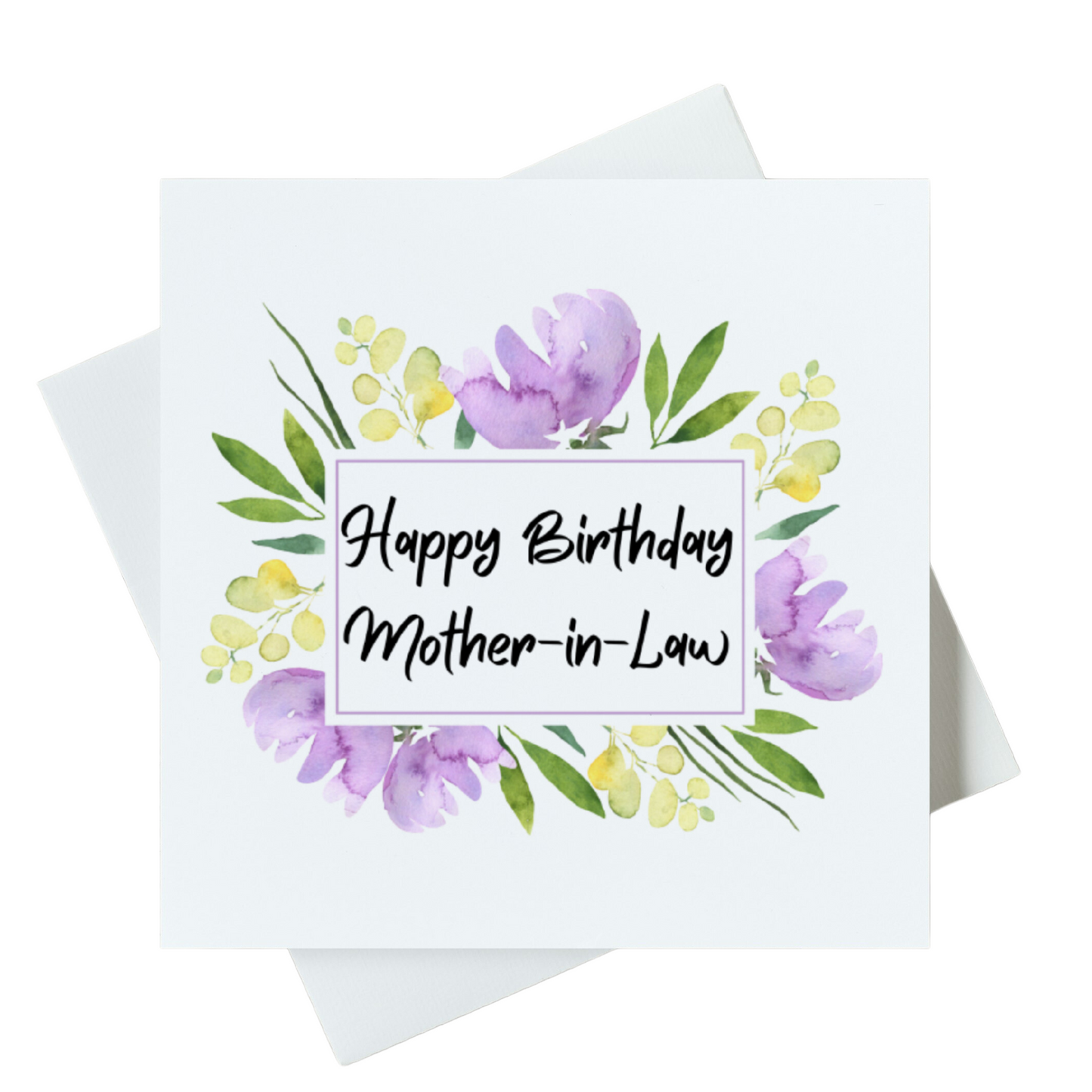 Happy Birthday Mother-In-Law Card