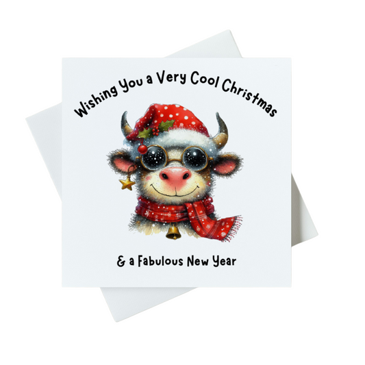 Wishing You A Very Cool Christmas & A Fabulous New Year Card