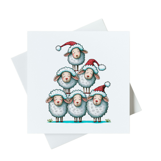 Christmas Sheep Card