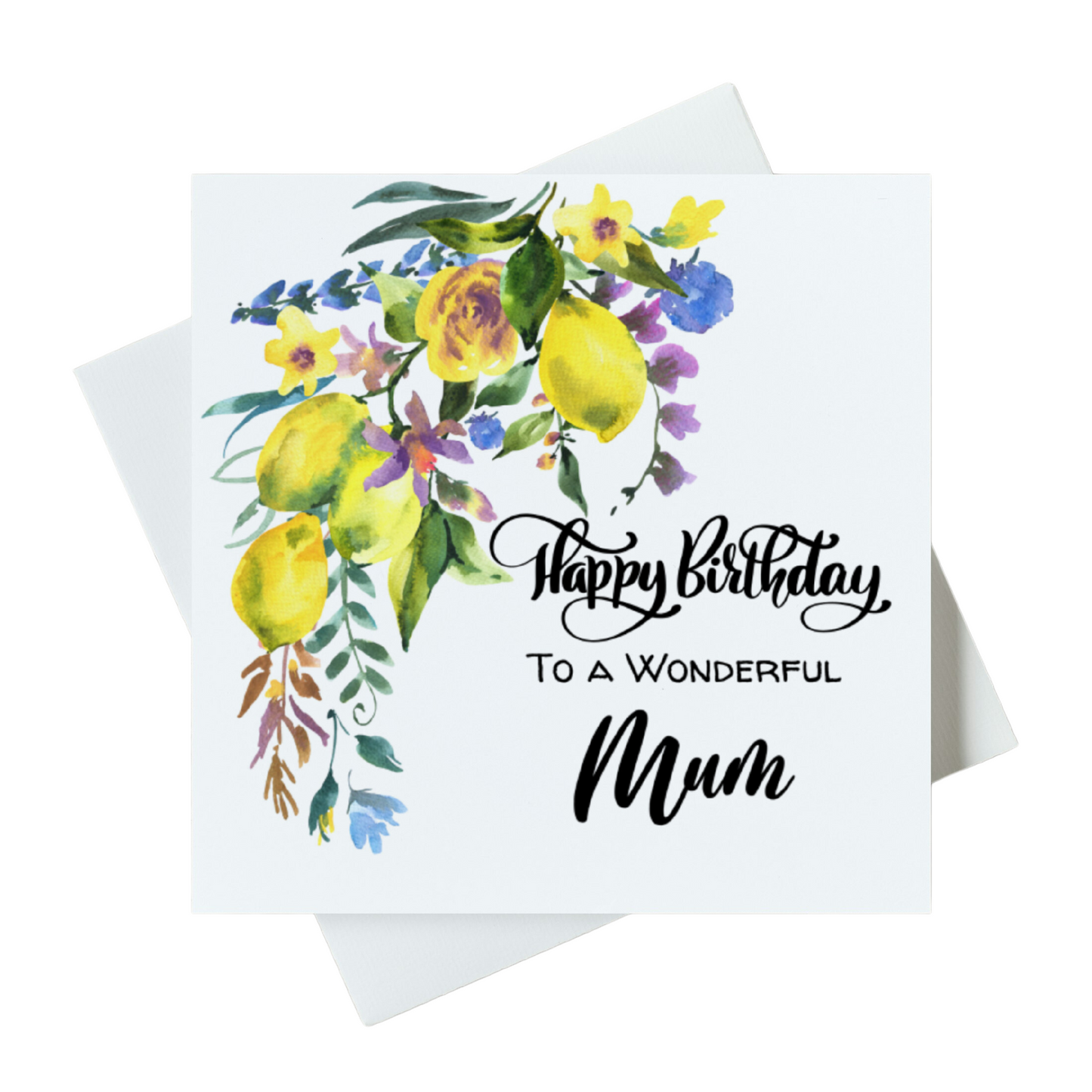 Happy Birthday To A Wonderful Mum Card