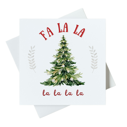 FA LA LA la la la la Card