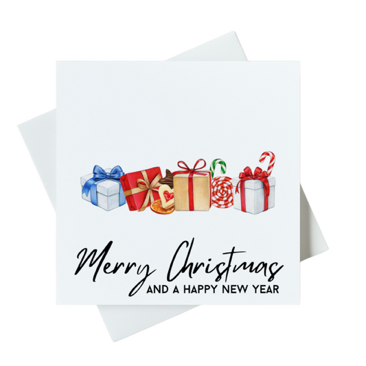 Merry Christmas And A Happy New Year Card