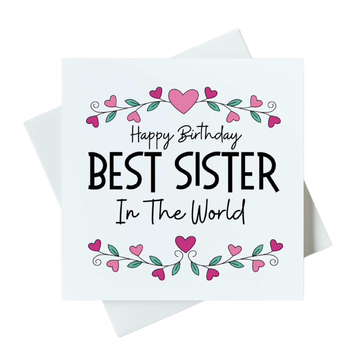 Happy Birthday Best Sister In the World Card