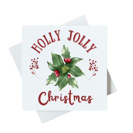 Holly Jolly Christmas Card