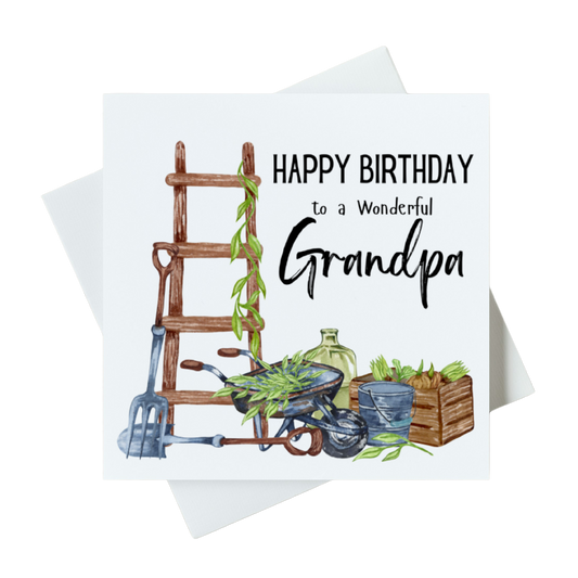 Happy Birthday To A Wonderful Grandpa Card