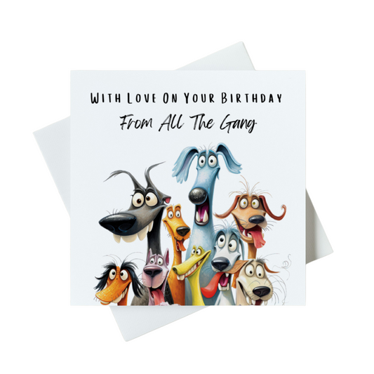 With Love On Your Birthday From All The Gang Card