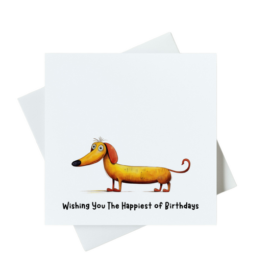 Wishing You The Happiest Of Birthdays Card