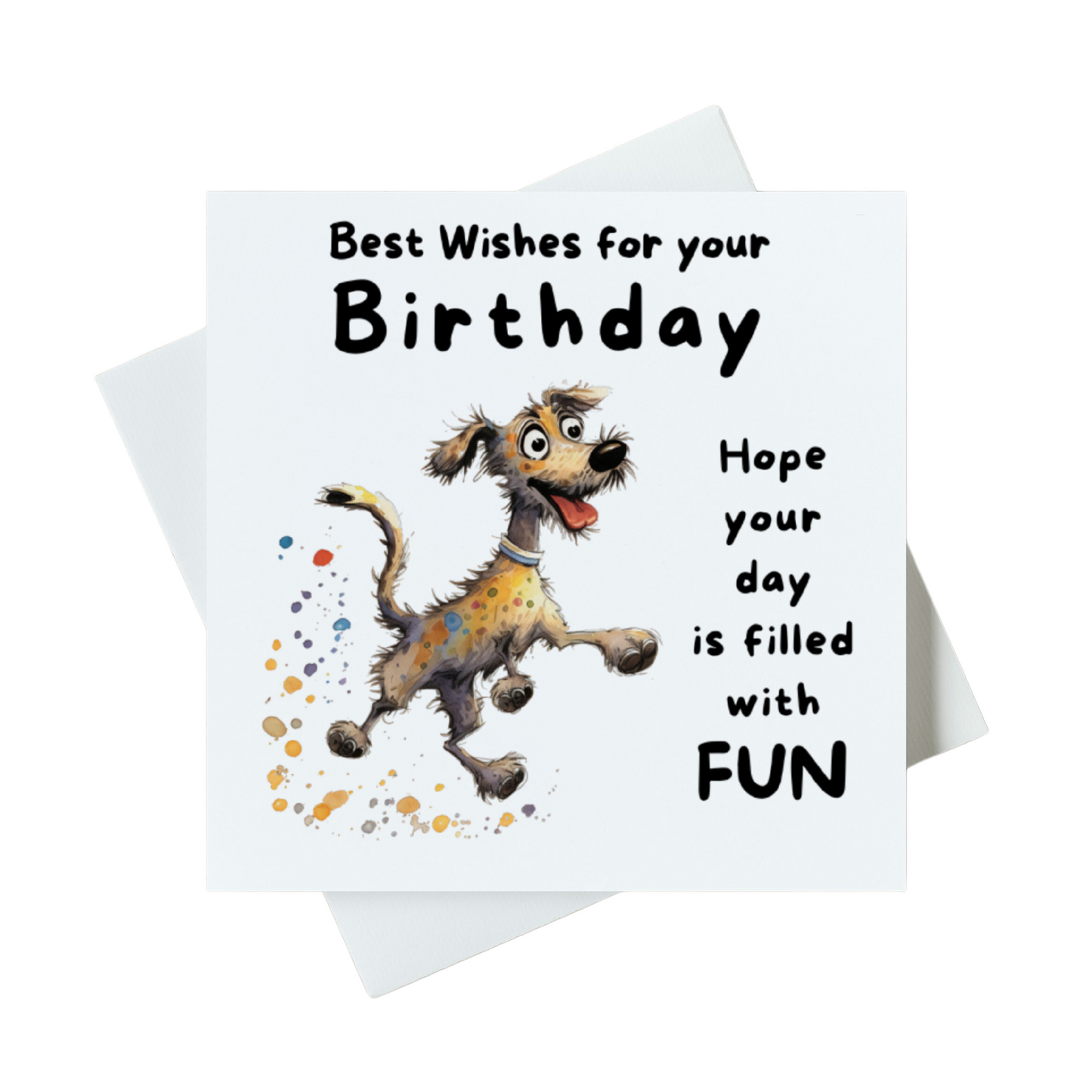 Best Wishes For Your Birthday Hope Your Day Is Filled With FUN Card