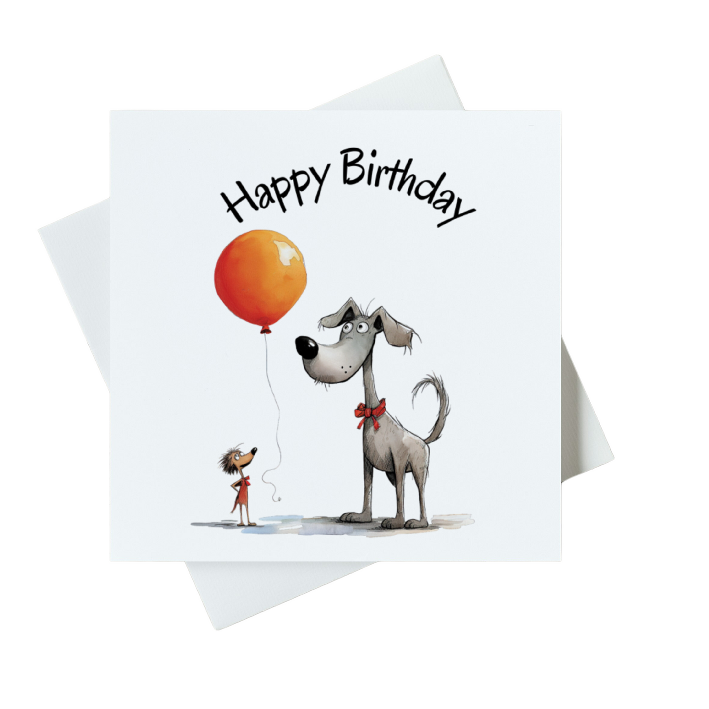 Happy Birthday Dog Card