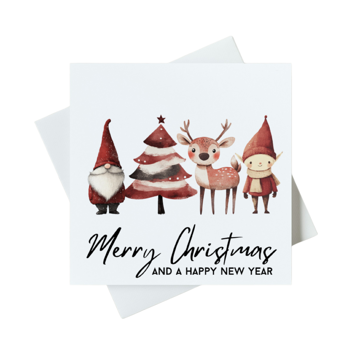 Merry Christmas And A Happy New Year Card