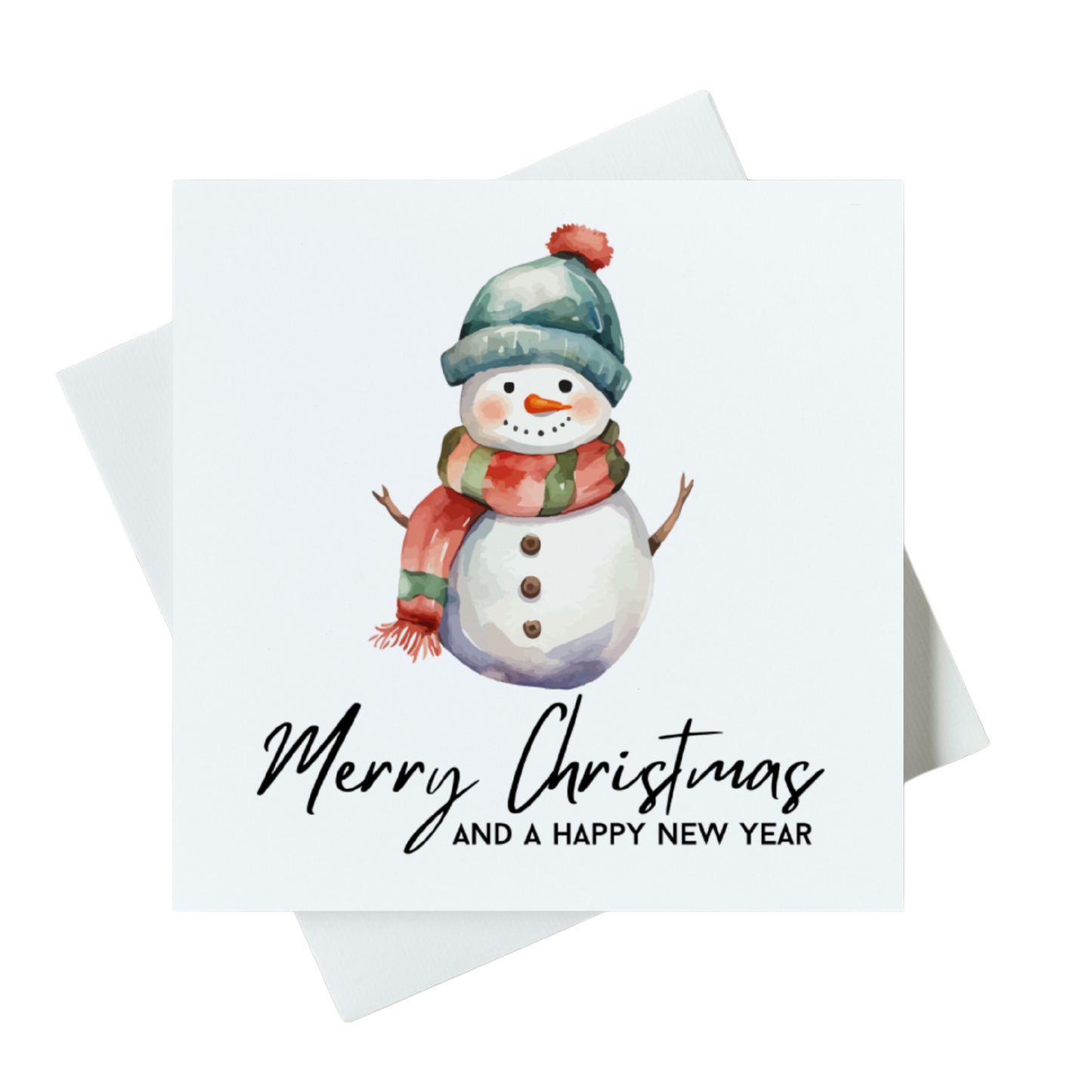 Merry Christmas And A Happy New Year Card