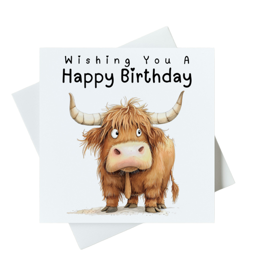 Wishing You A Happy Birthday Card