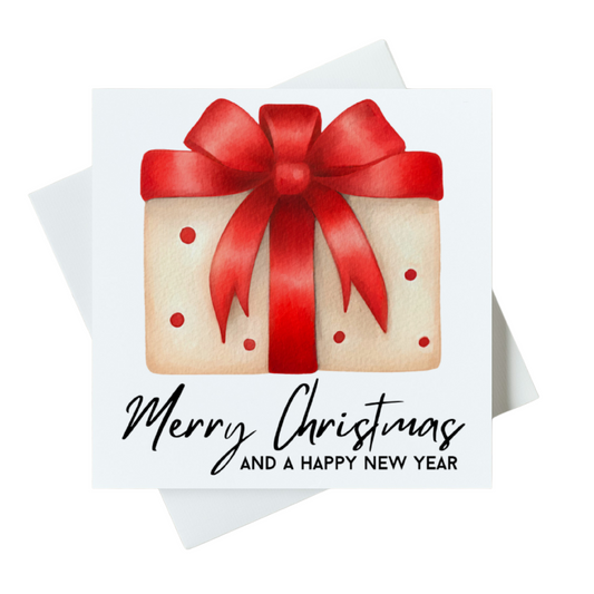 Merry Christmas And A Happy New Year Card