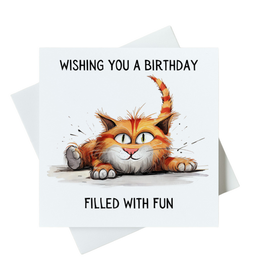 Wishing You A Birthday Filled With Fun Card