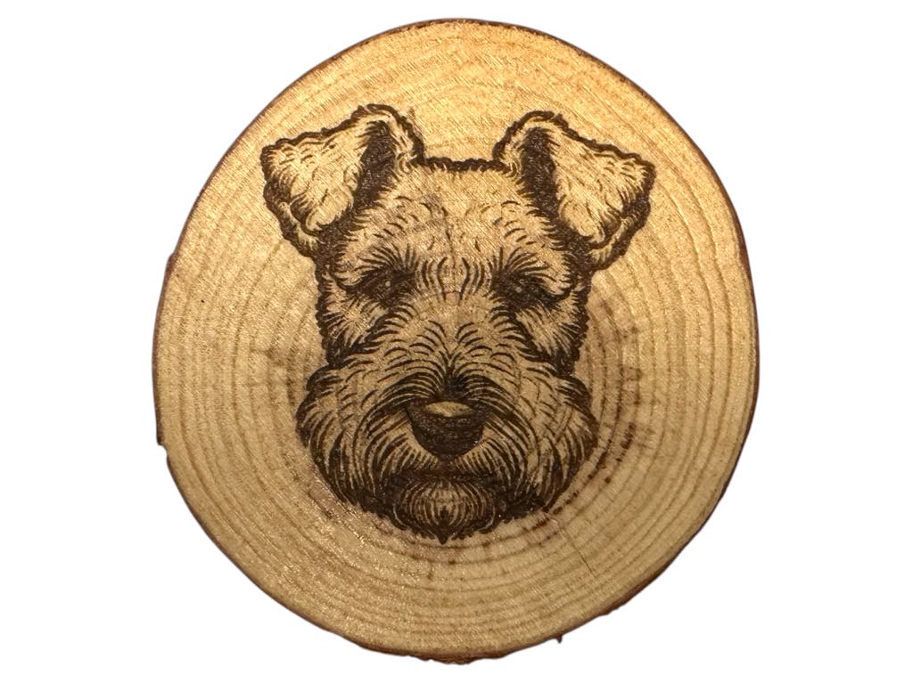 Lakeland Terrier Dog Wood Slice Coaster