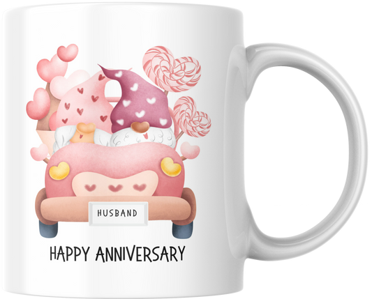 Happy Anniversary Husband Mug & Coaster