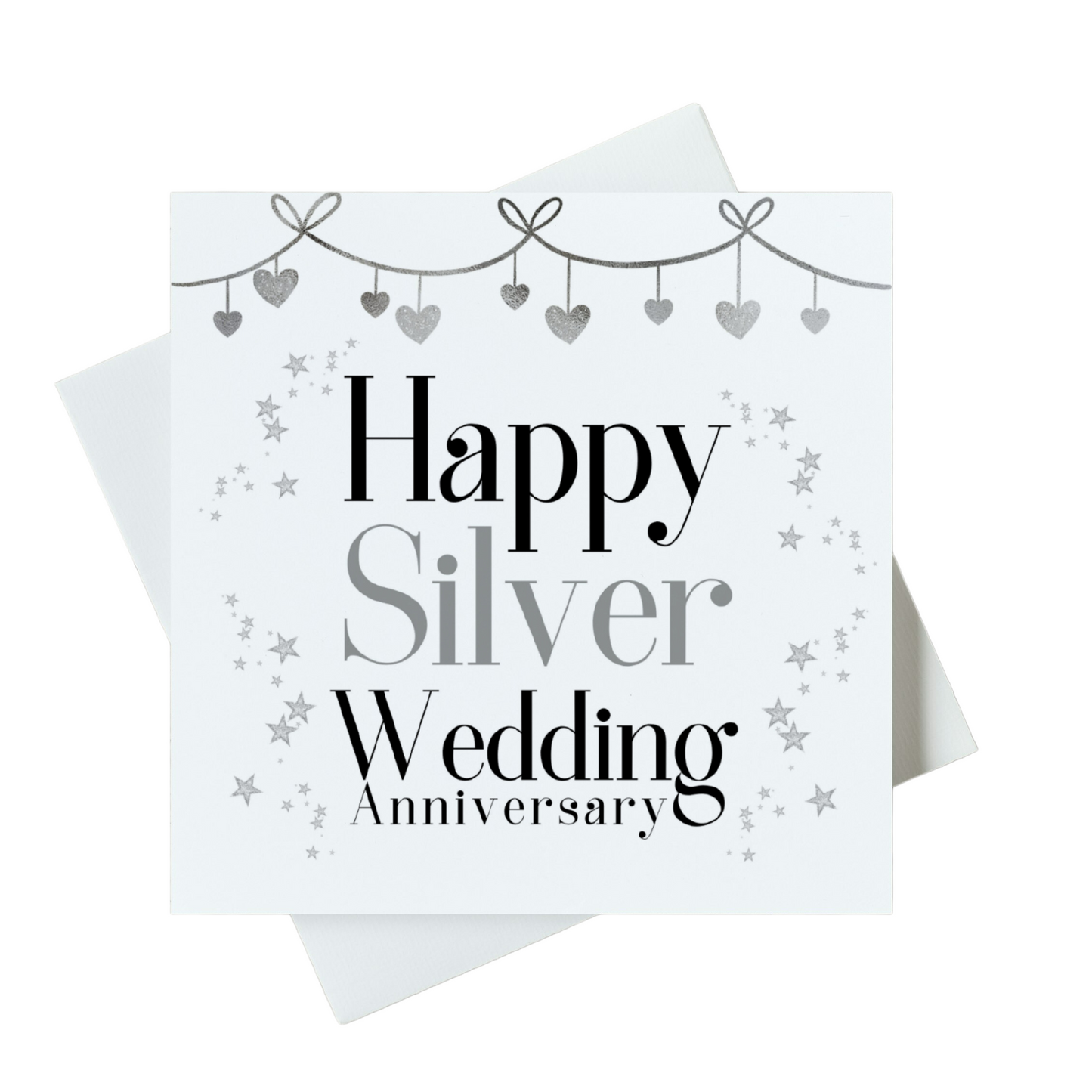 Happy Silver Wedding Anniversary Card