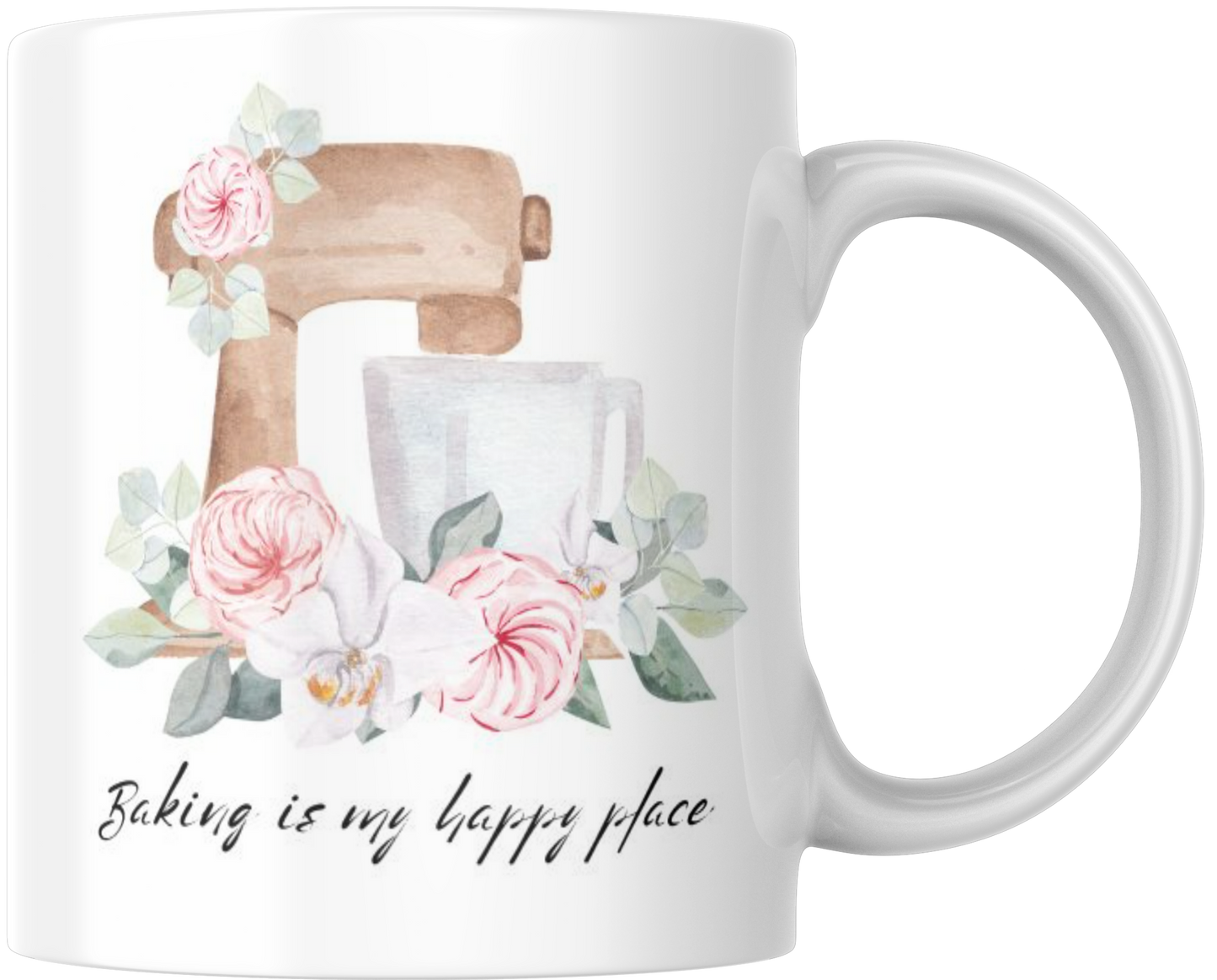 Baking Is My Happy Place Gift Mug