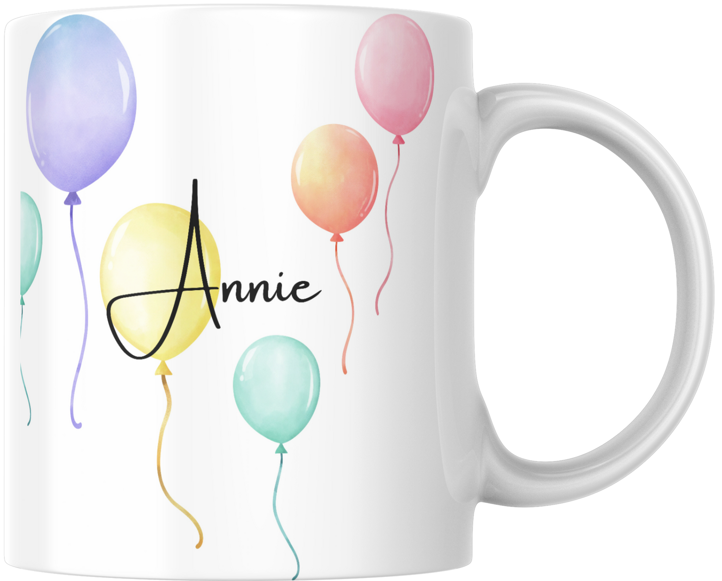 Personalised Balloons Gift Mug