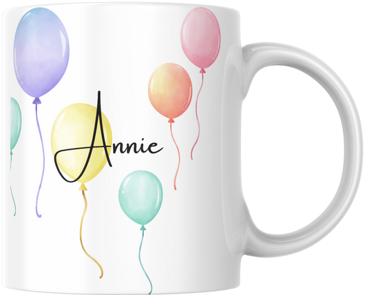 Personalised Balloons Gift Mug