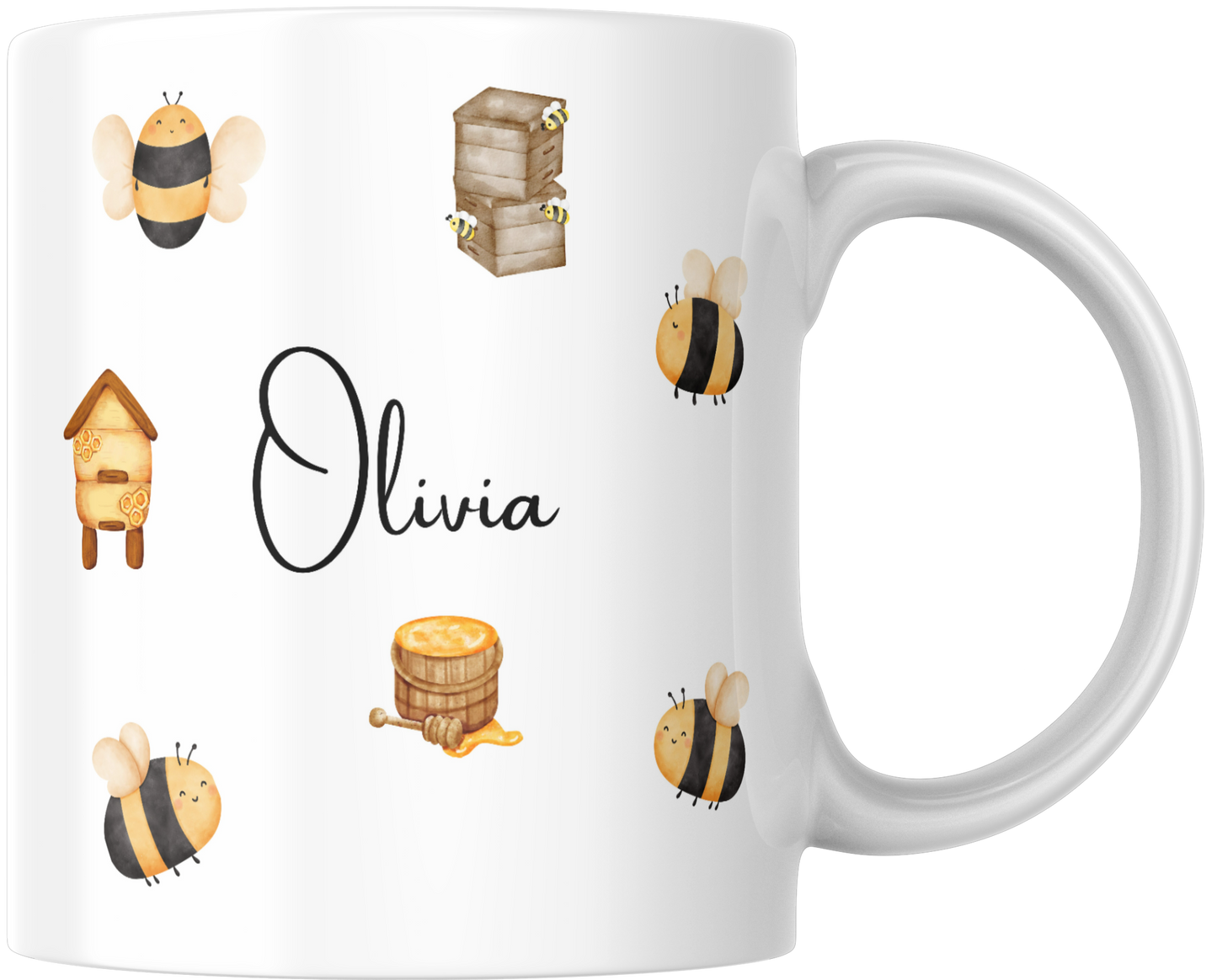 Personalised Bees Gift Mug