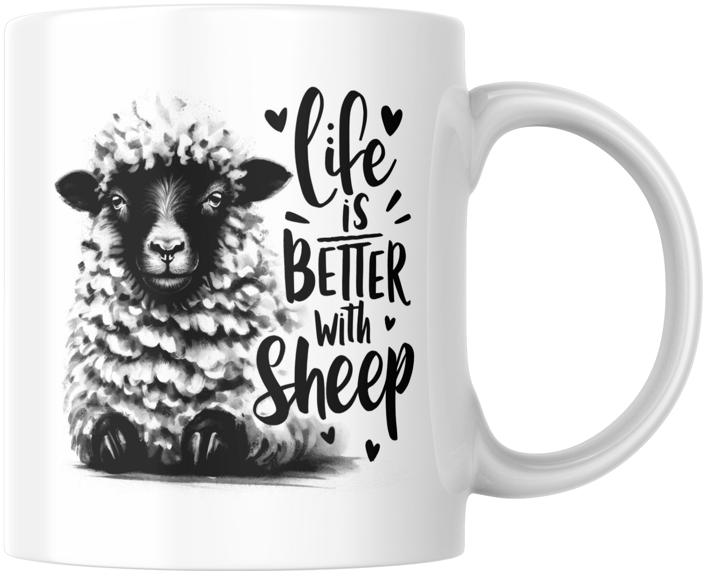 Life Is Better With Sheep Gift Mug