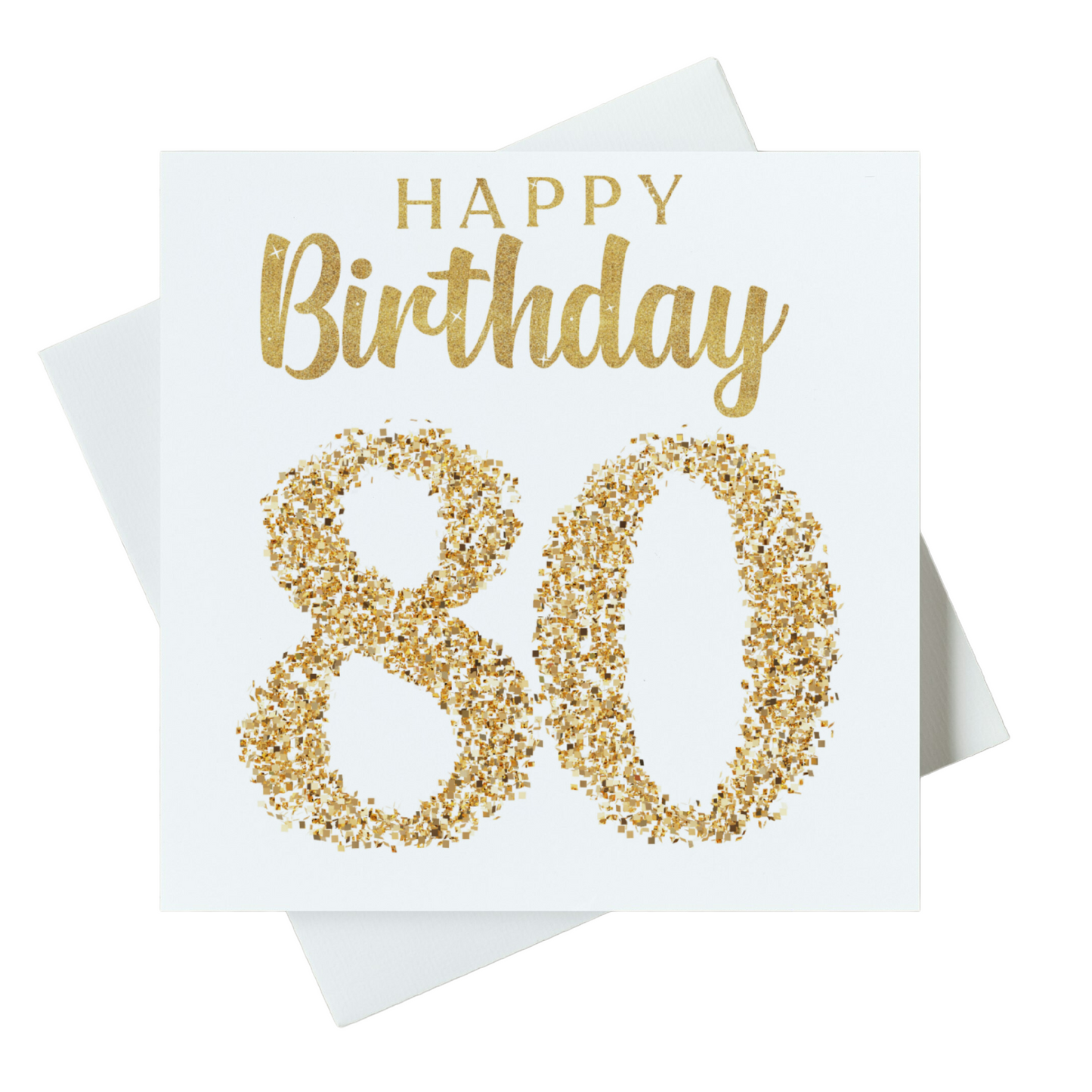 Happy Birthday 80 Card