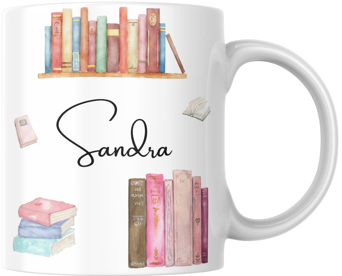 Personalised Books Gift Mug