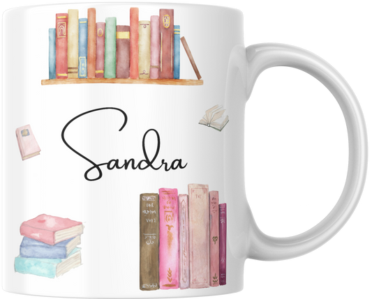 Personalised Books Gift Mug