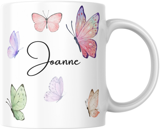 Personalised Butterfly Gift Mug