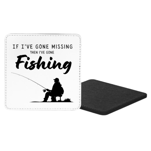 If I've Gone Missing Then I've Gone Fishing Mug & Coaster