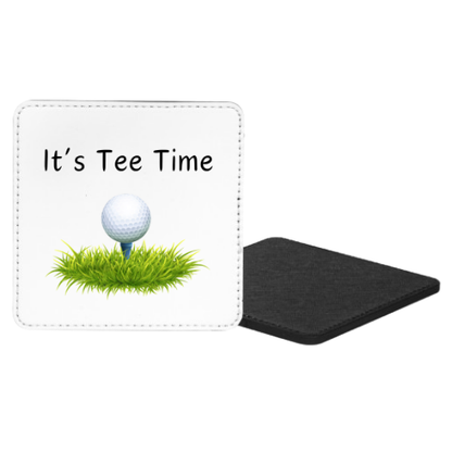 It's Tee Time Mug & Coaster