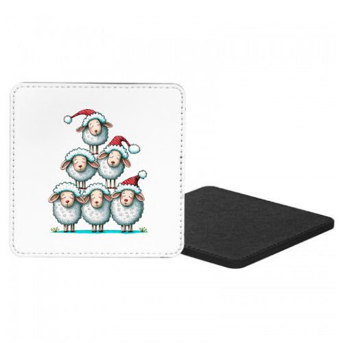 Christmas Sheep Mug & Coaster