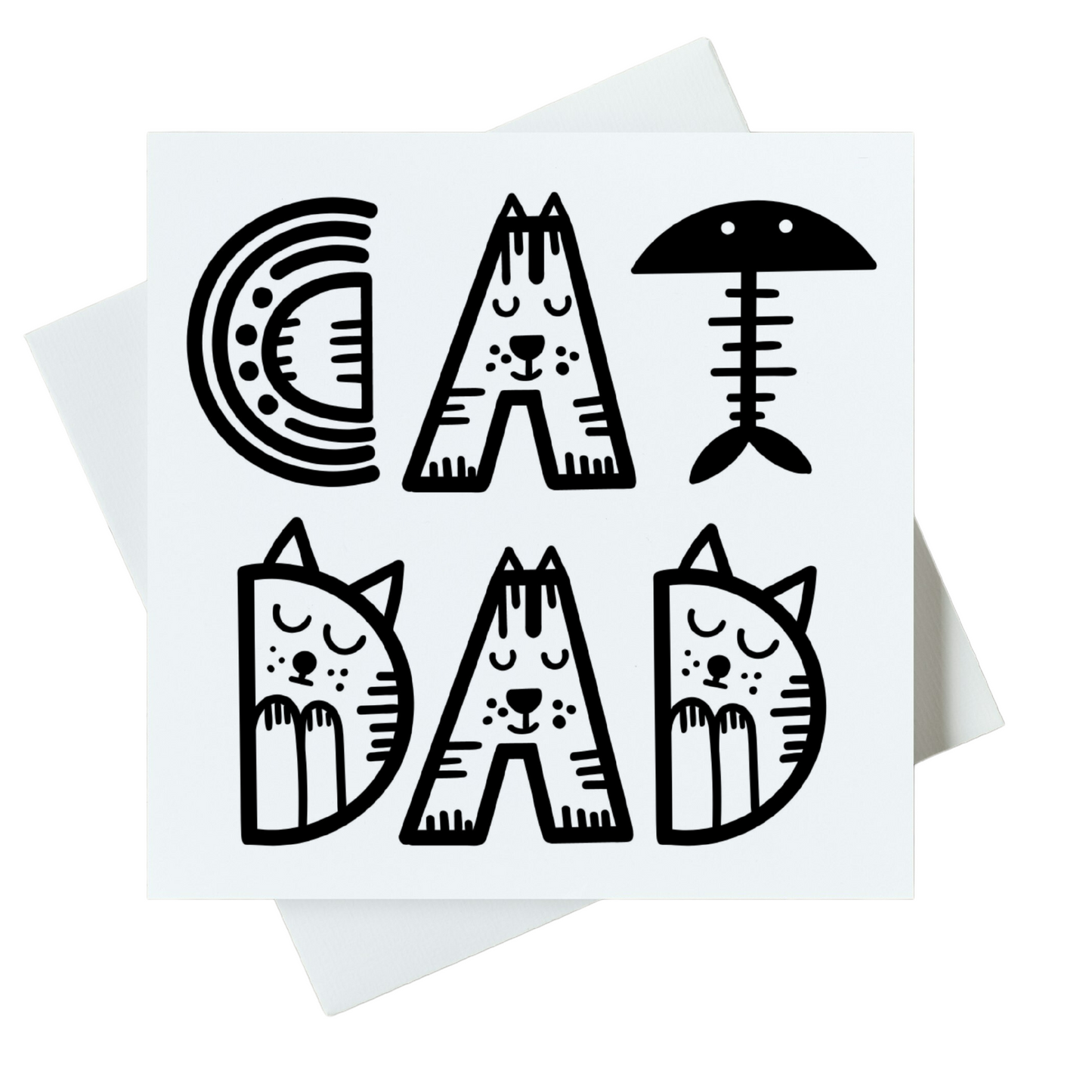 Cat Dad Card