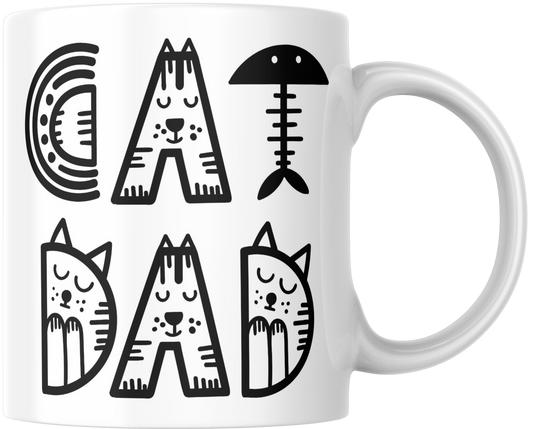 Cat Dad Gift Mug