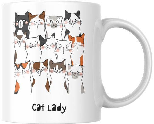 Cat Lady Gift Mug