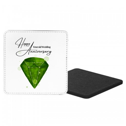 Happy Emerald Wedding Anniversary Mug & Coaster