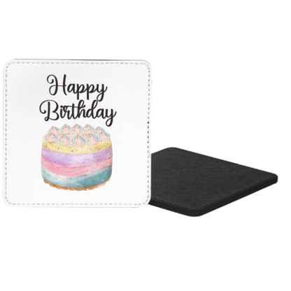 Happy Birthday Cake Mug & Coaster