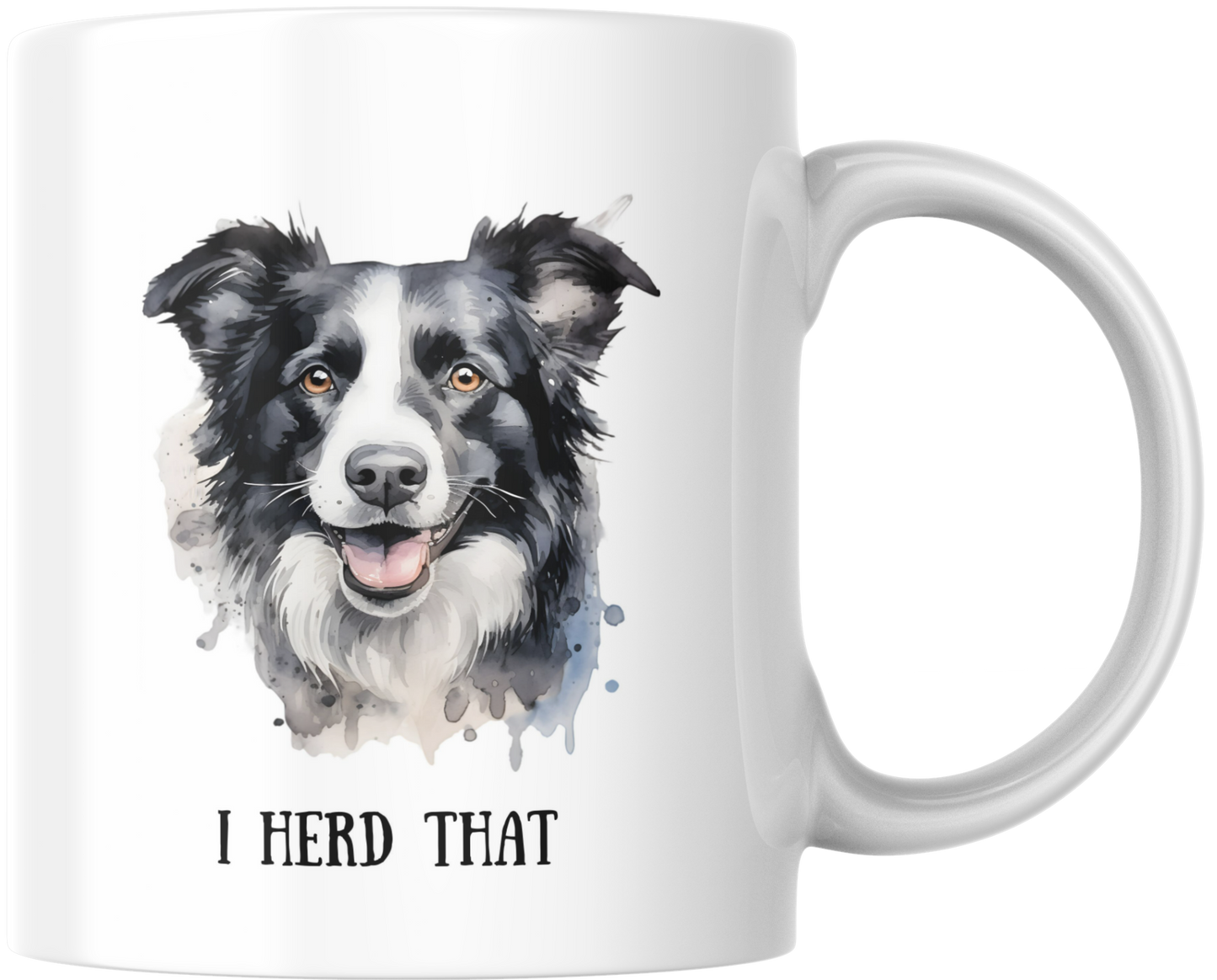 I Herd That (Border Collie) Mug & Coaster