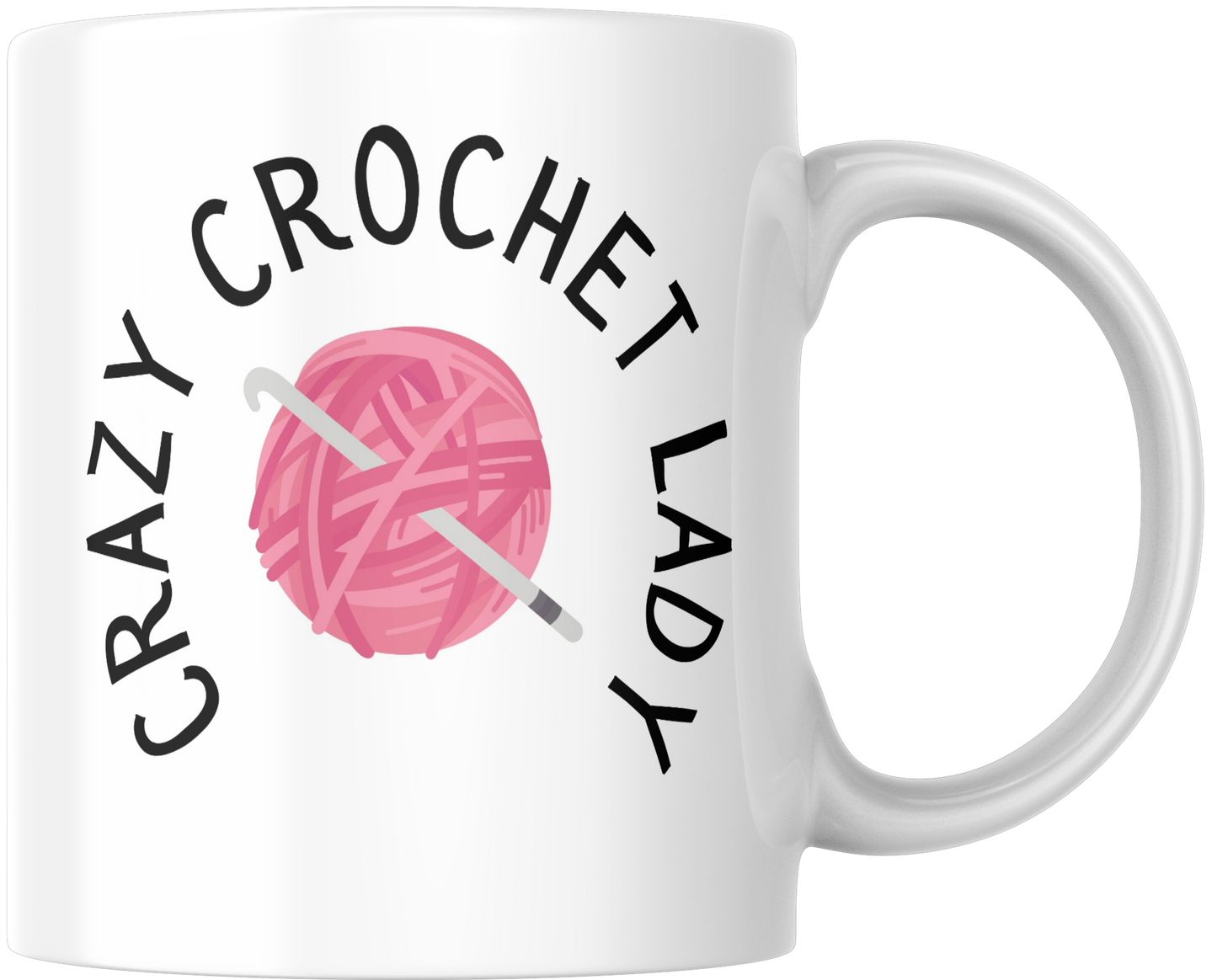 Crazy Crochet Lady Gift Mug