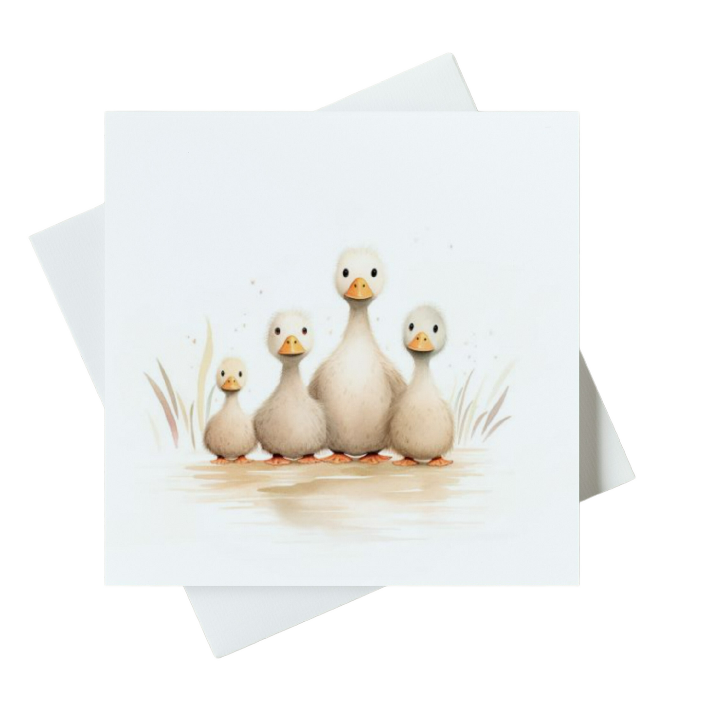 Duck Family Card