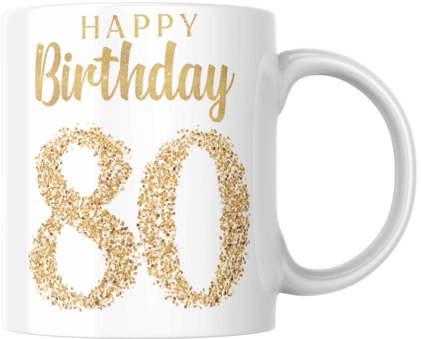 Happy Birthday 80 Gift Mug