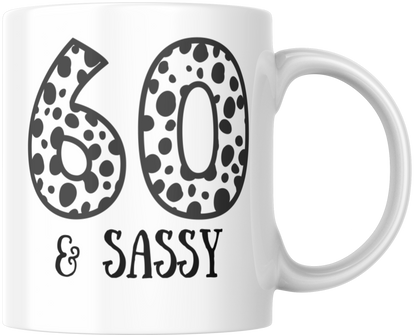 60 & Sassy Mug & Coaster