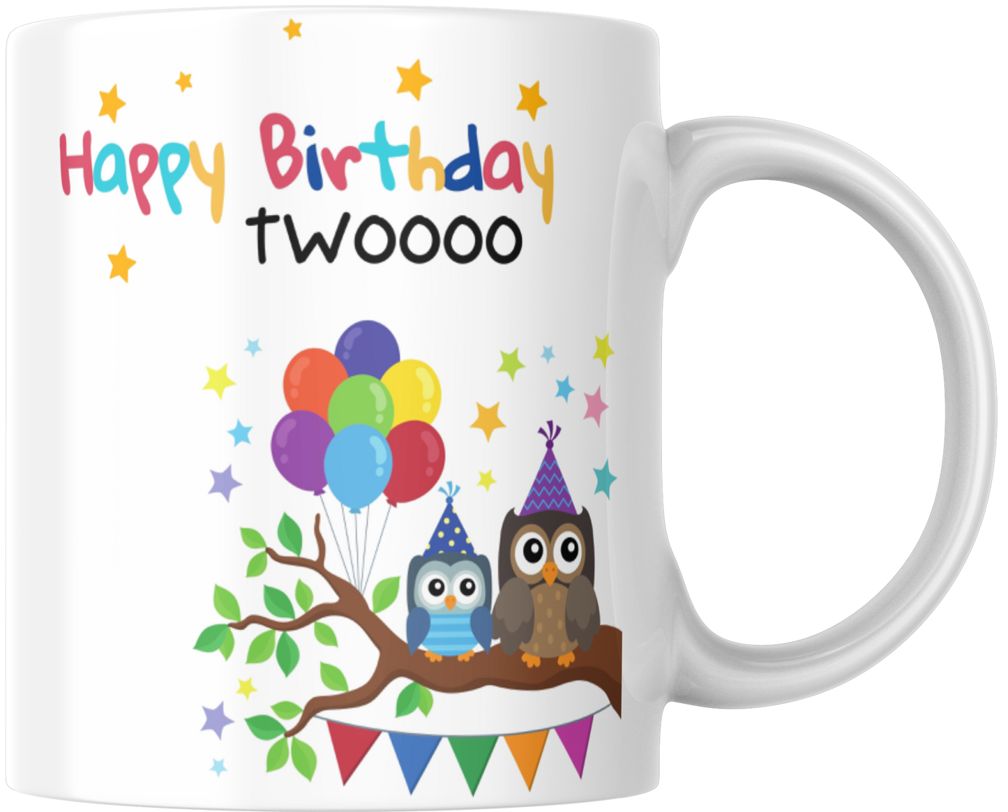 Happy Birthday Twoooo Gift Mug